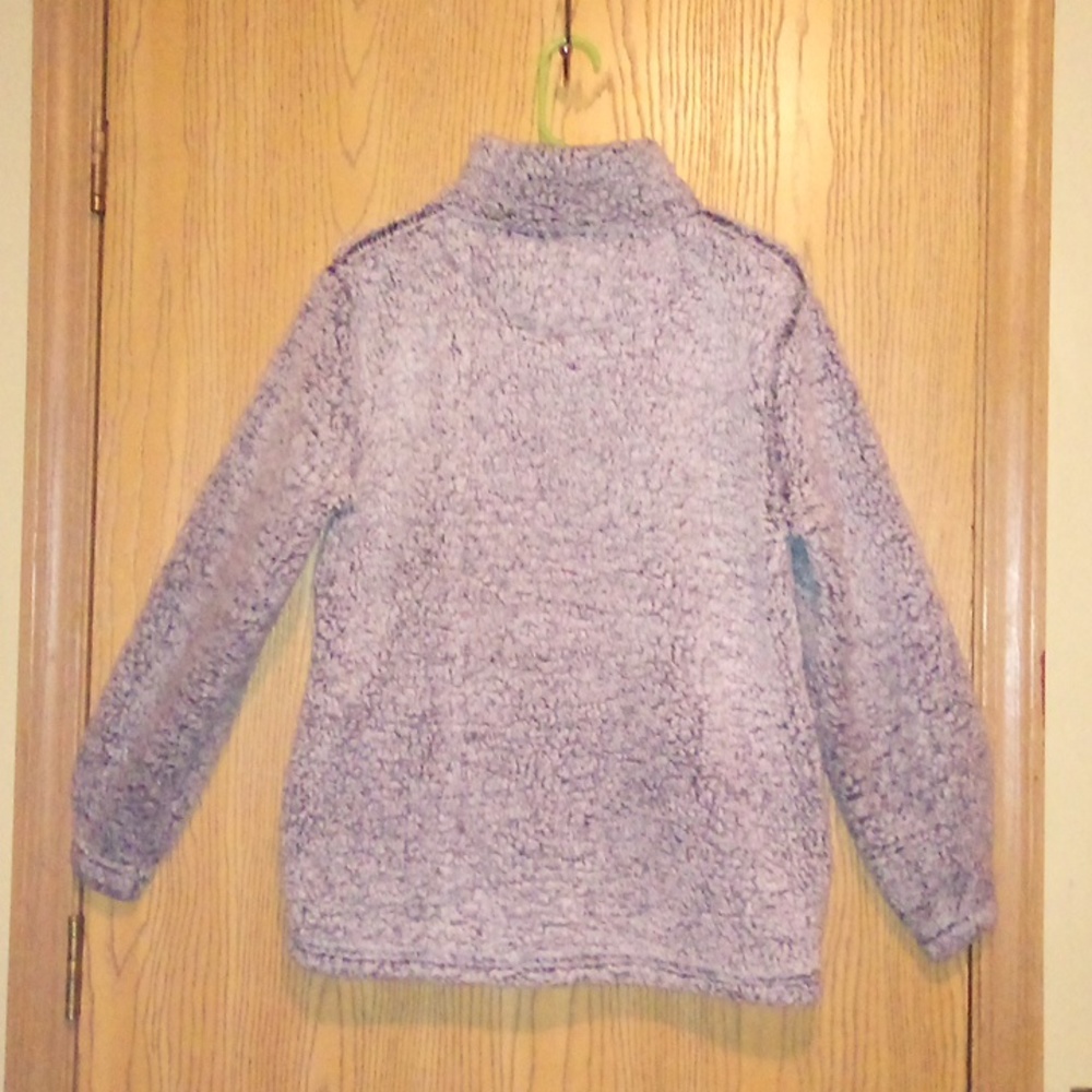 Grey Winter Weather NO HooD long sleeve zip-up sweatshirt @Size:M *See pics PLZ* - Picture 2 of 4